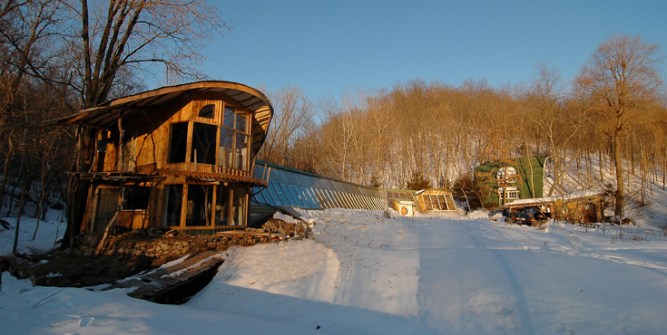 The Bookend House at Drifless Farm