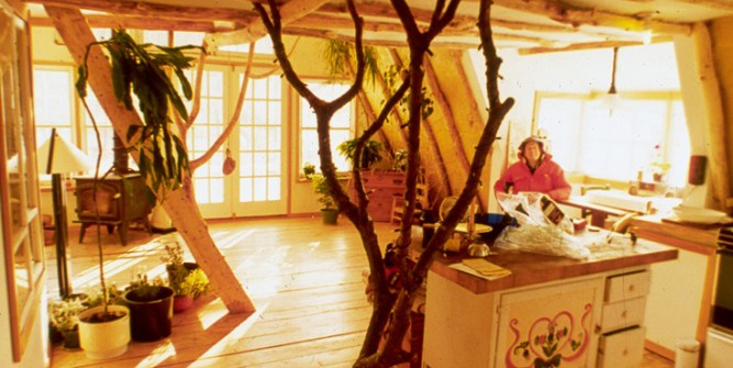 Driftless Farm house kitchen and living space