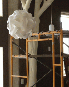 The big one on the left will get an LED, the small one on the right will get a CFL.