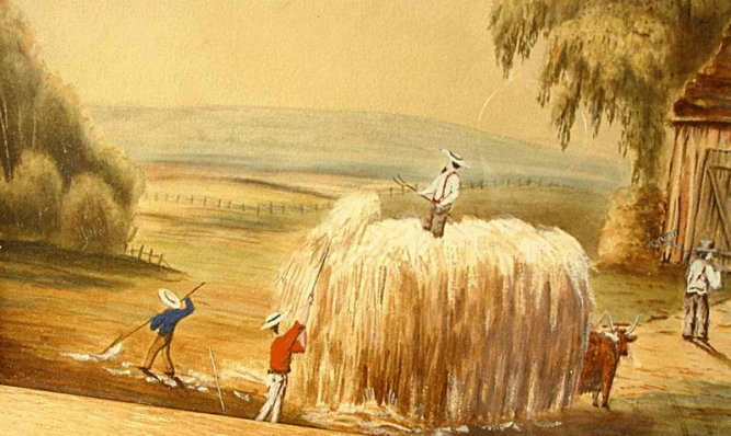 hay-painting